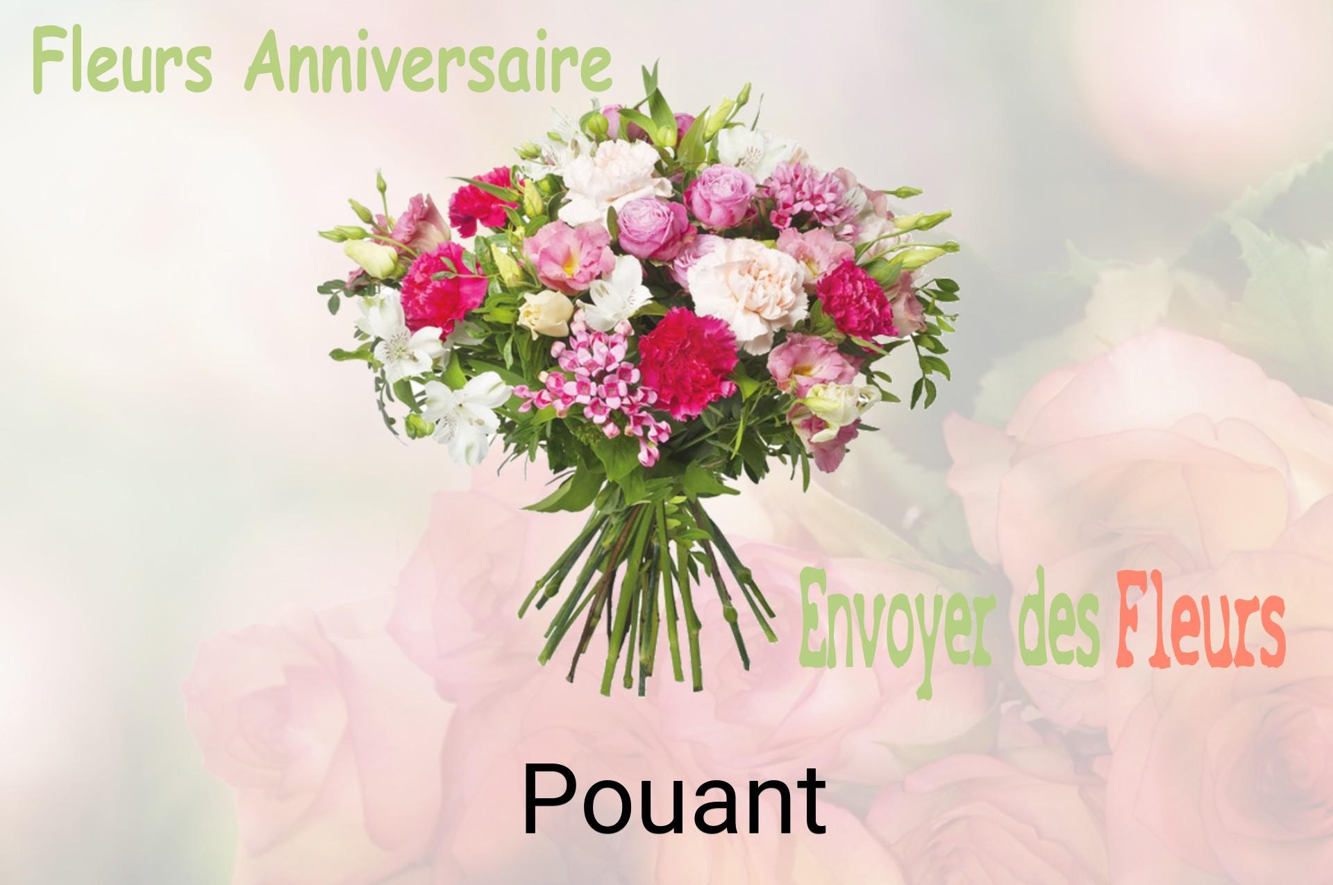 Bouquet de fleurs d’anniversaire livré à Pouant